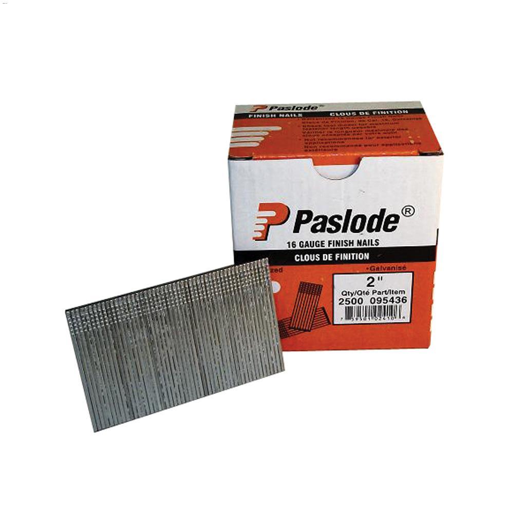 2" 16 Gauge Galvanized Finishing Nail-2500/Box