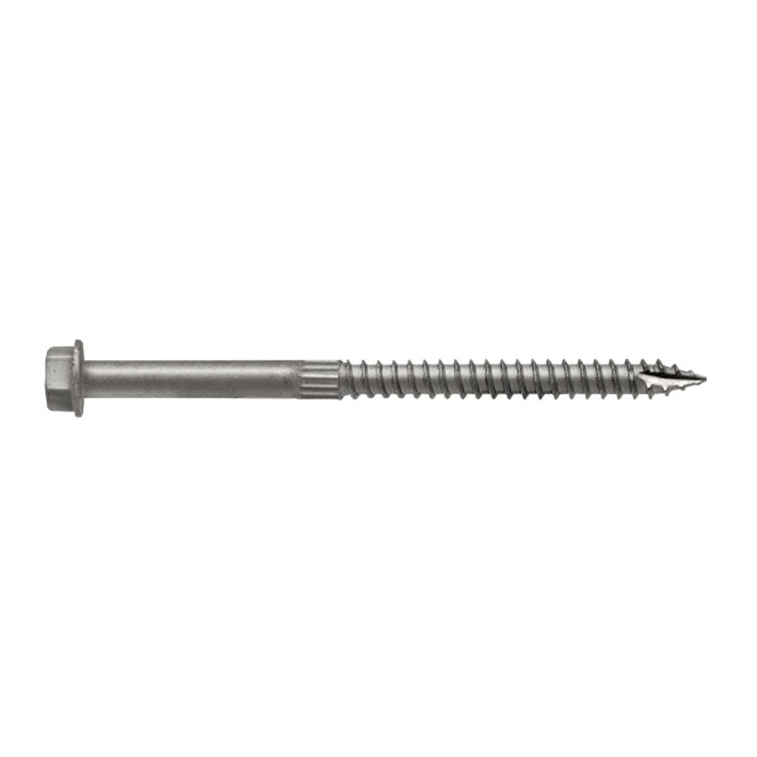 Strong-Drive 1/4" x 3-1/2" Hex Head Connector Screw-10/Pack