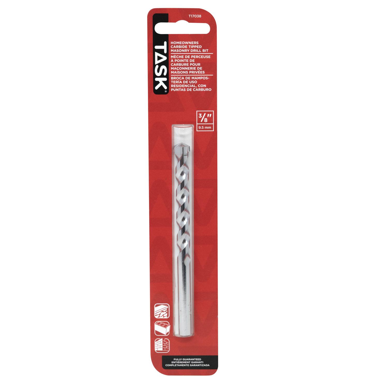 3/8" Carbide Rotary Masonry Drill Bit