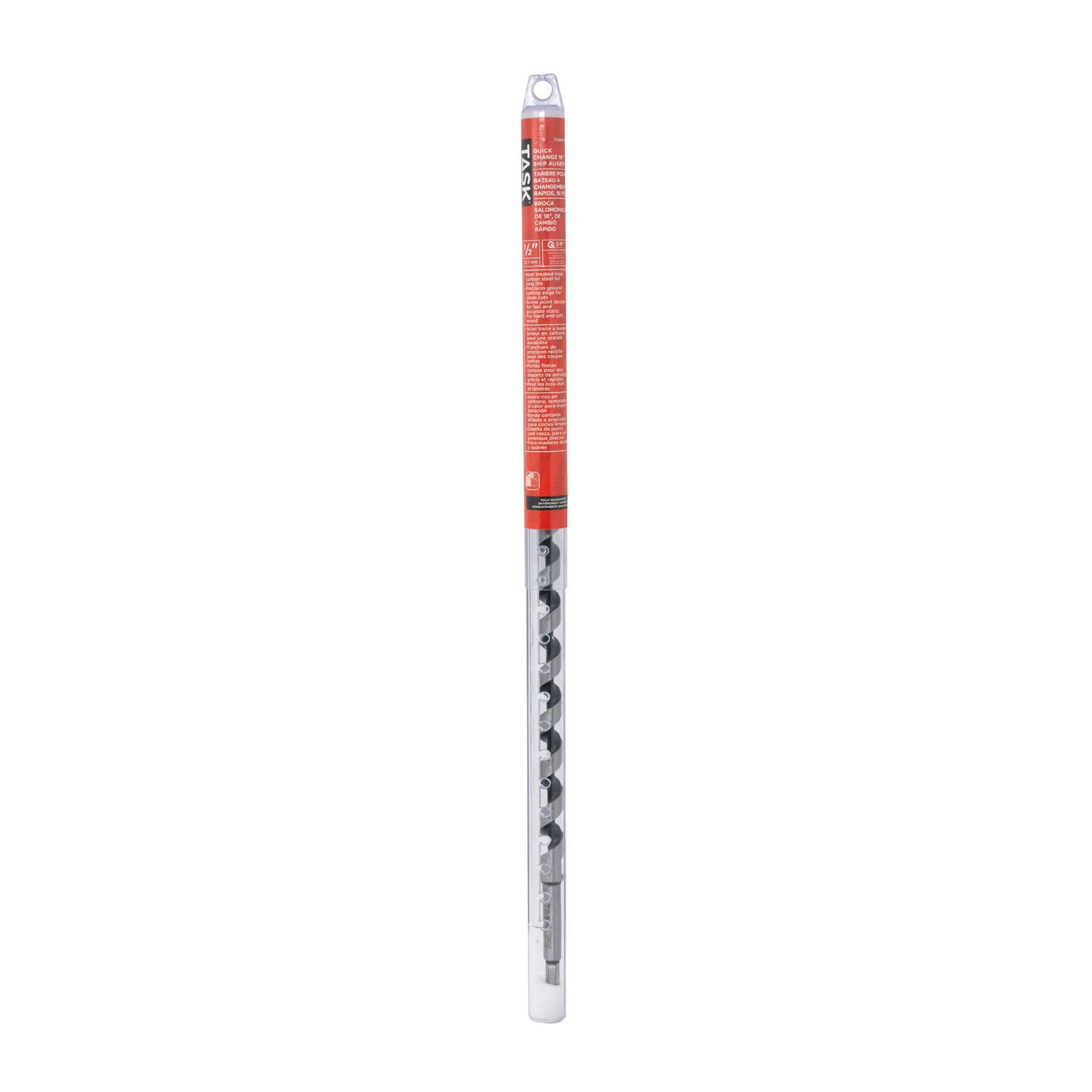 1/2" x 18" Carbon Steel Ship Auger Bit