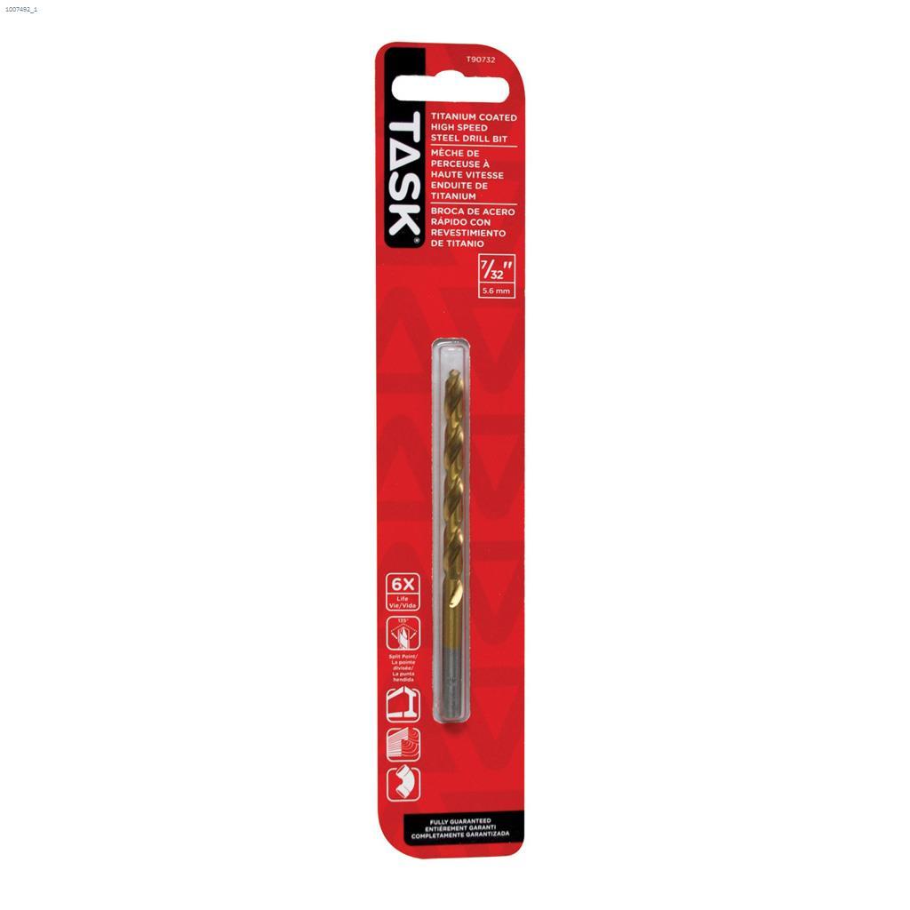 7/32" Titanium Coated Split Point Drill Bit