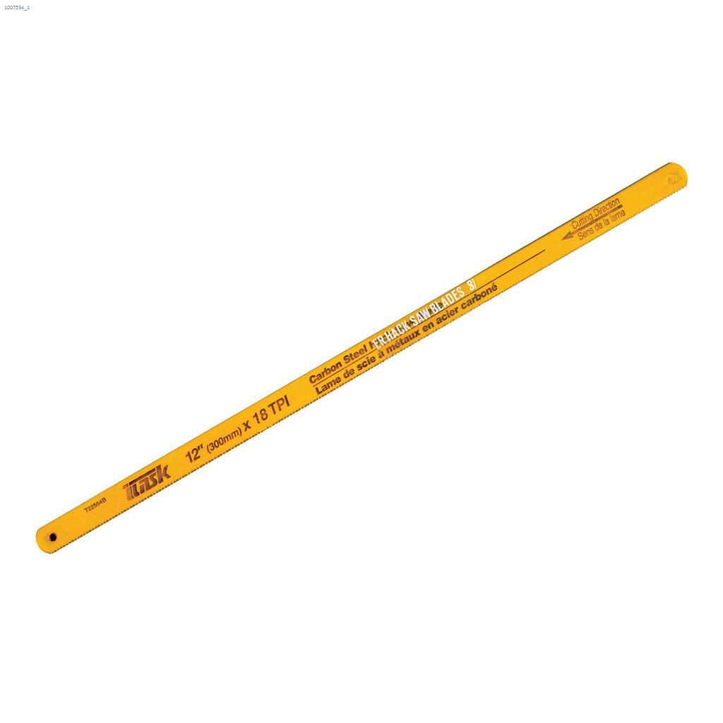 12" 18 TPI Carbon Steel Hacksaw Blade-Bulk