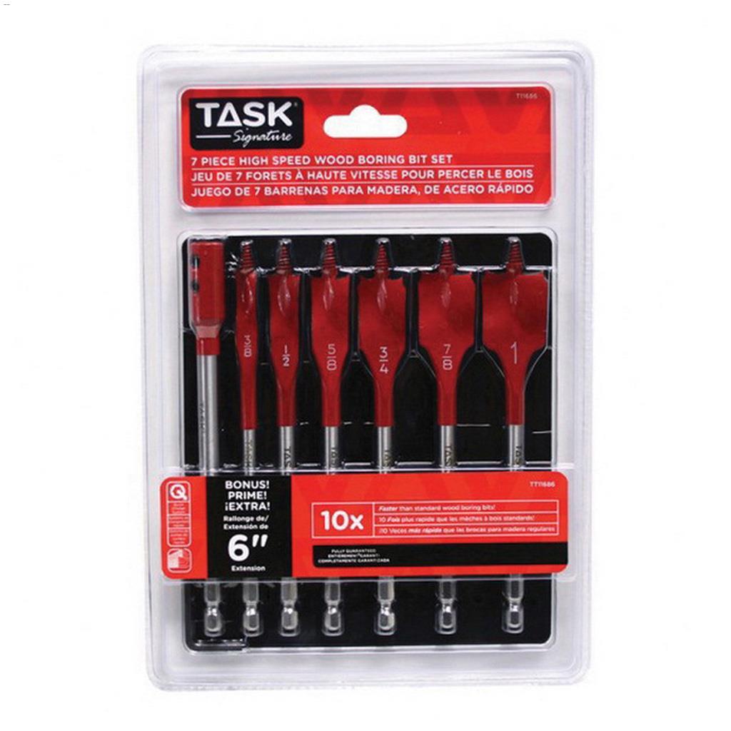 6" Ensemble mèche pour le bois Signature de -7  pièces/pqt