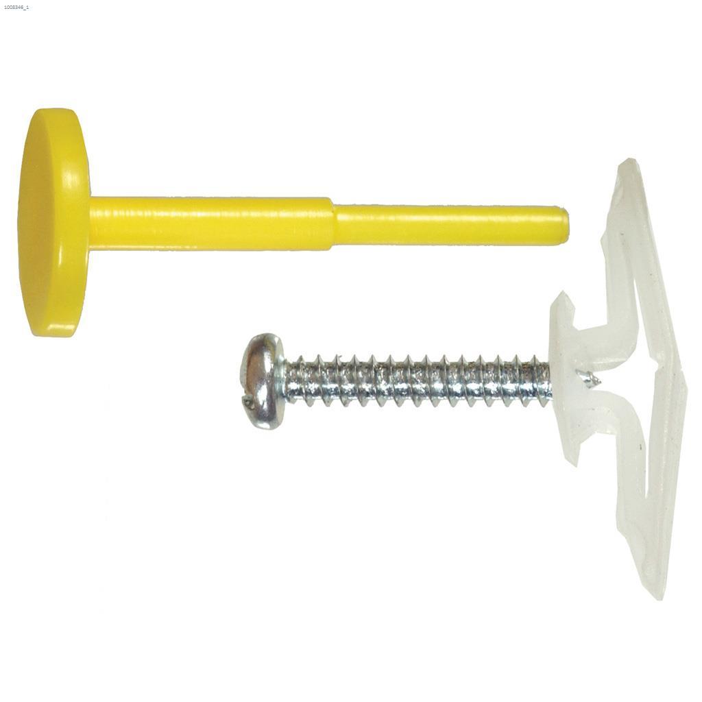 5/8" Silver Long Pop Toggle Anchor-4/Pack