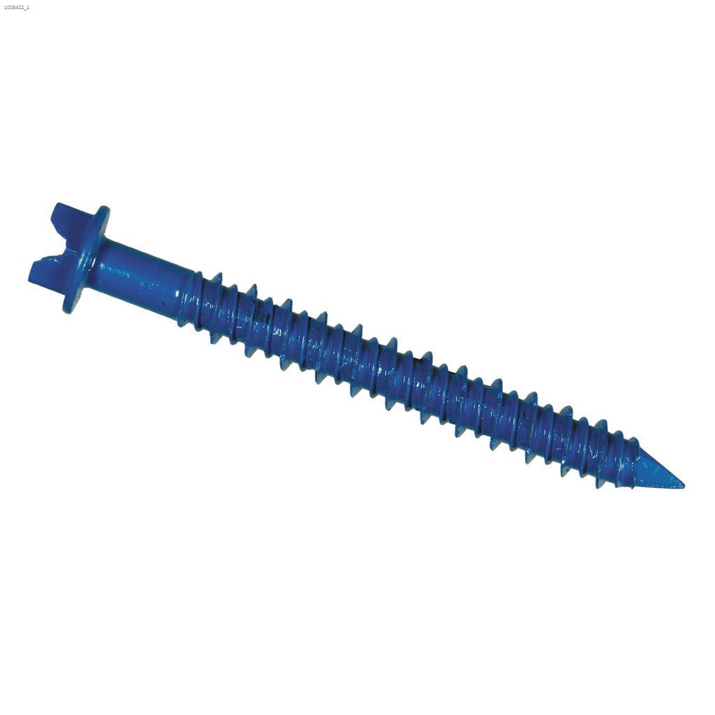 3/16" x 1-3/4" HWH Tapper Concrete Screw Anchor-25/Pack