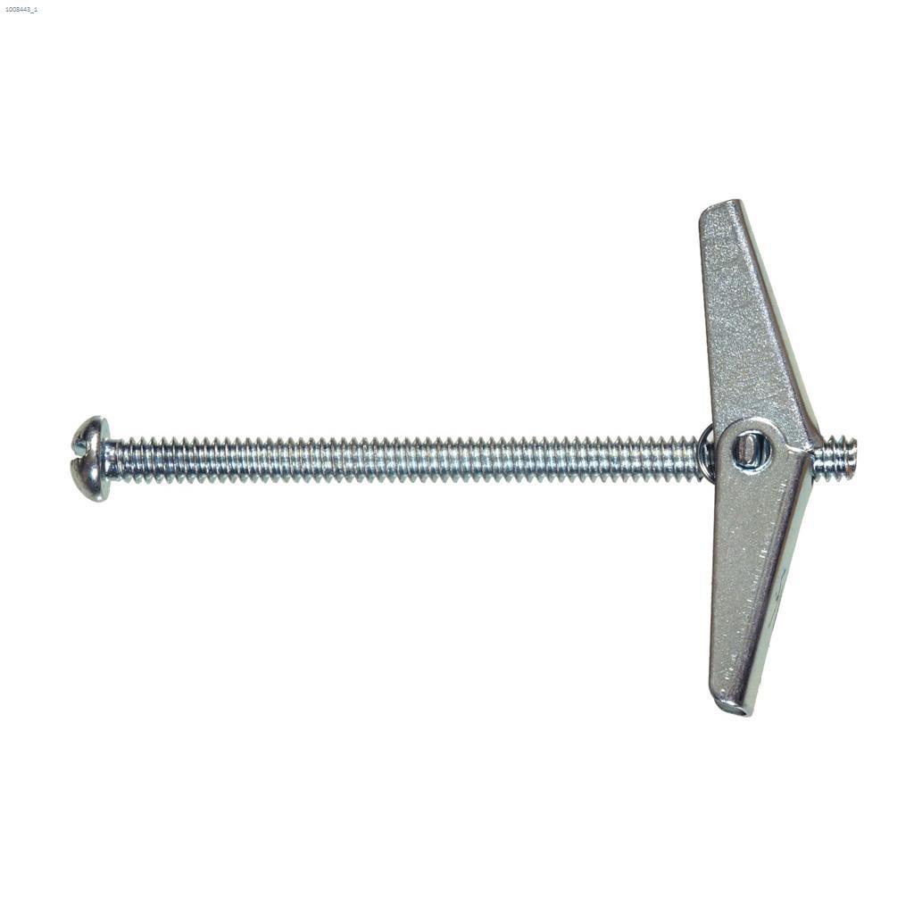 1/8" x 2" Spring Wing Toggle Bolt Anchor-20/Pack