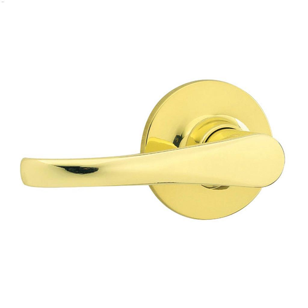 Privacy/Bed/Bath Bright Brass Grapevine Lever Lockset