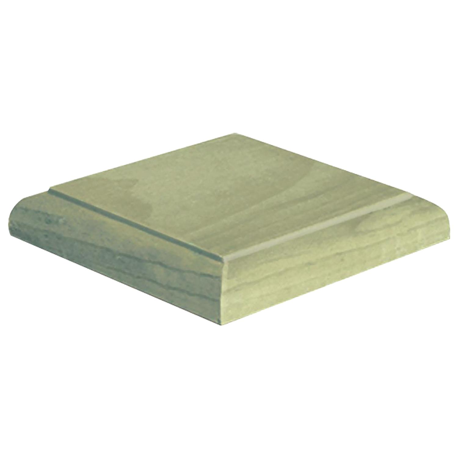 3/4" x 4-1/2" Capuchon de poteau plat en pin traité pression