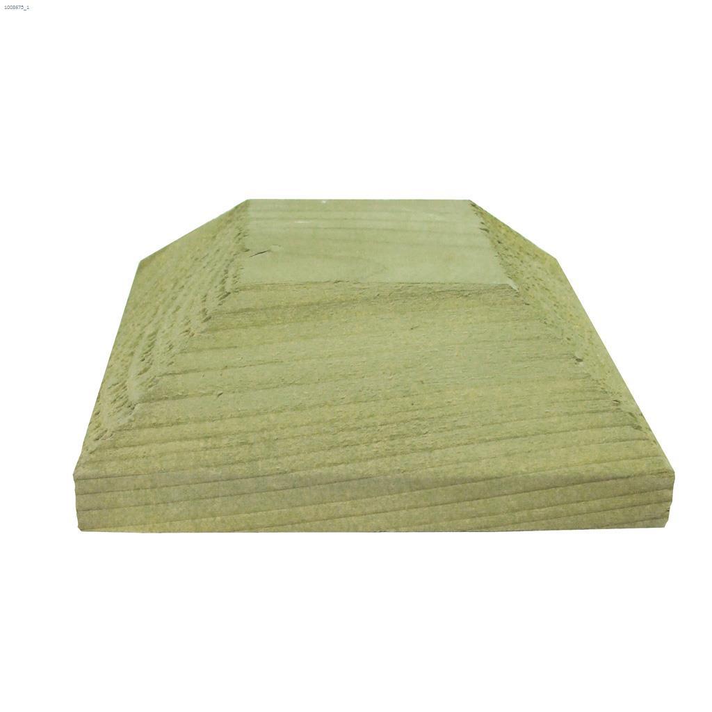 1-1/2" x 5-1/2" Capuchon poteau biseauté pin traité pression
