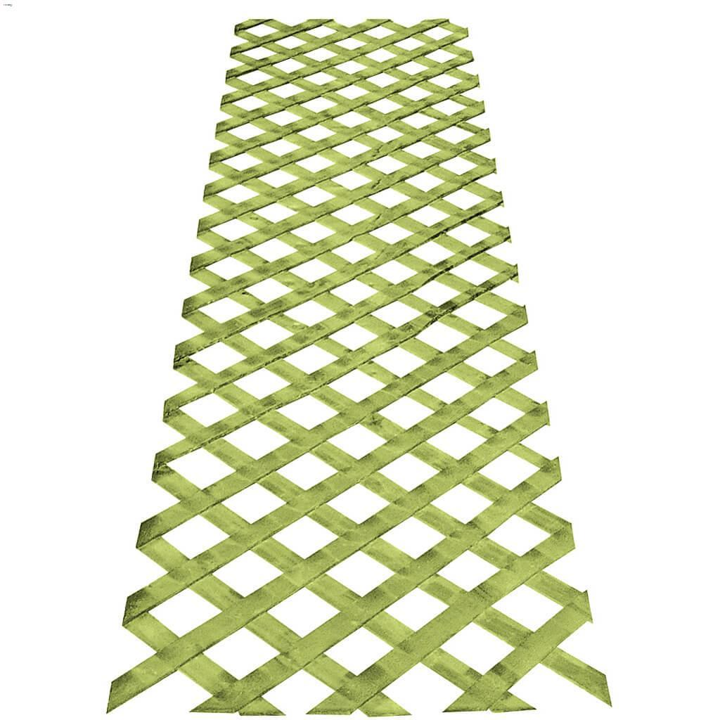 2' x 8' Treillis régulier en bois traité sous pression