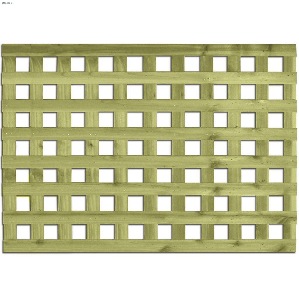 4' x 8' Treillis intimité bois traité sous pression Georgian
