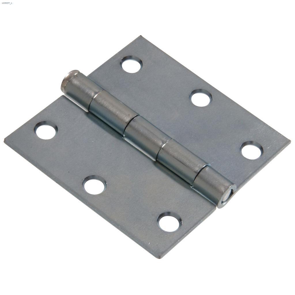 2" Zinc Plated General Purpose Broad Butt Hinge