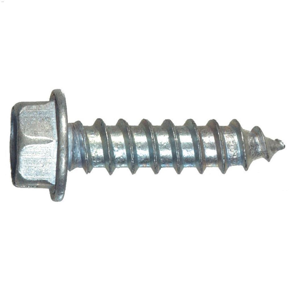 #10 x 1/2" Zinc Plated HWH Sheet Metal Screw-80/Pack