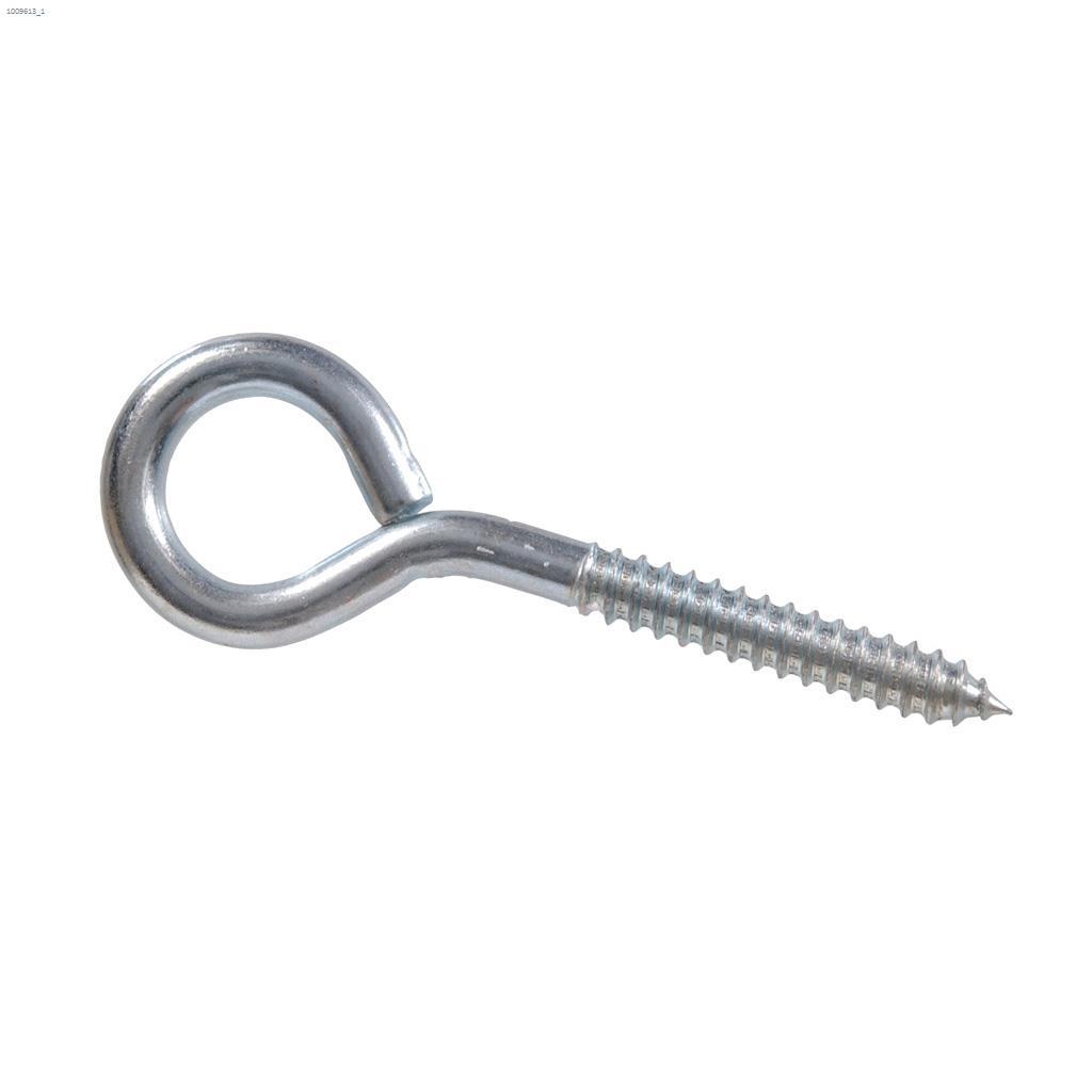 3/8" x 8" Zinc Lag Thread Eye Screw
