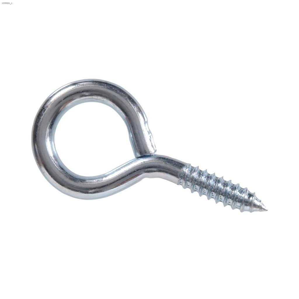 0.225" x 2-1/16" Zinc Eye Screw-3/Pack