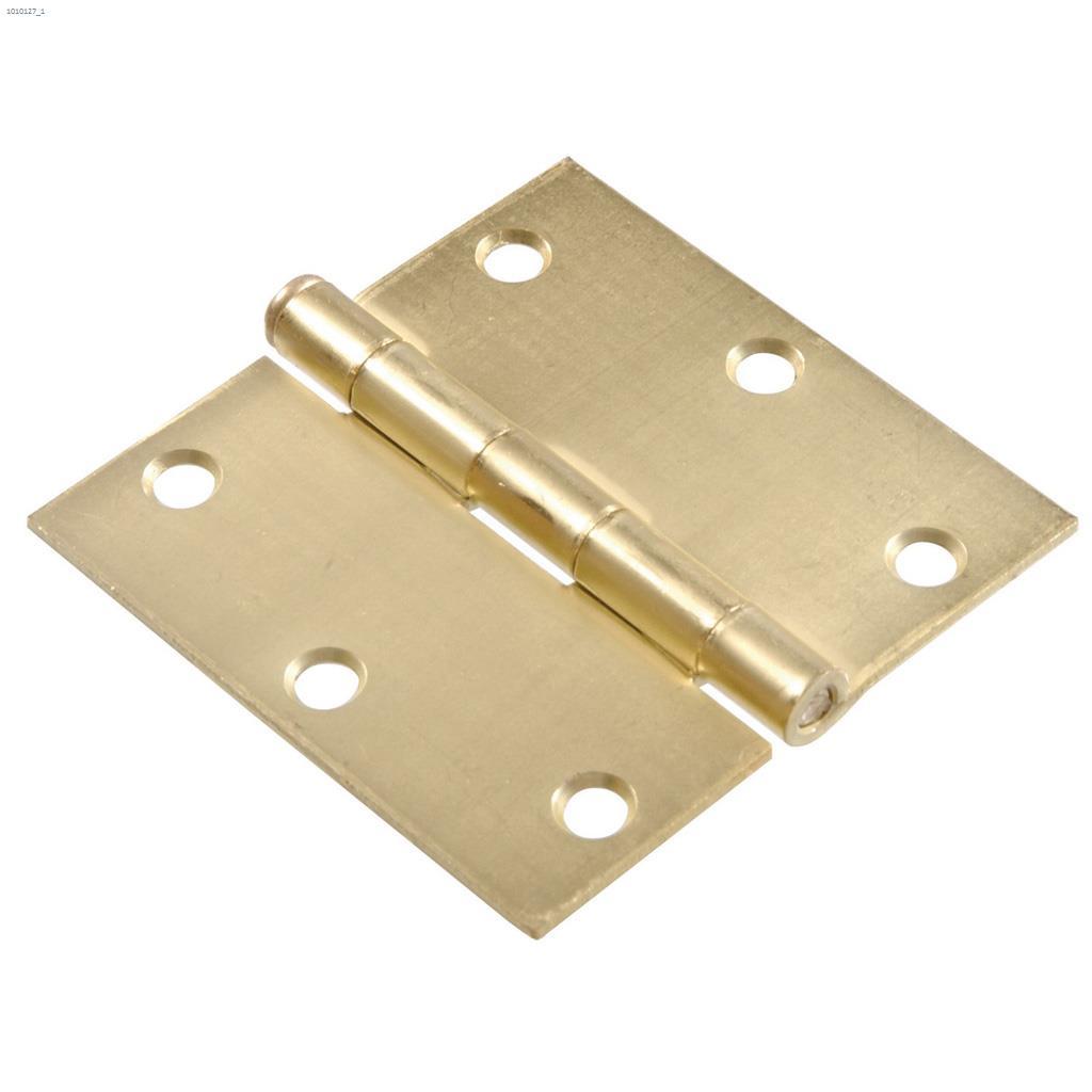 3" Satin Brass Full-Mortise Residential Door Butt Hinge