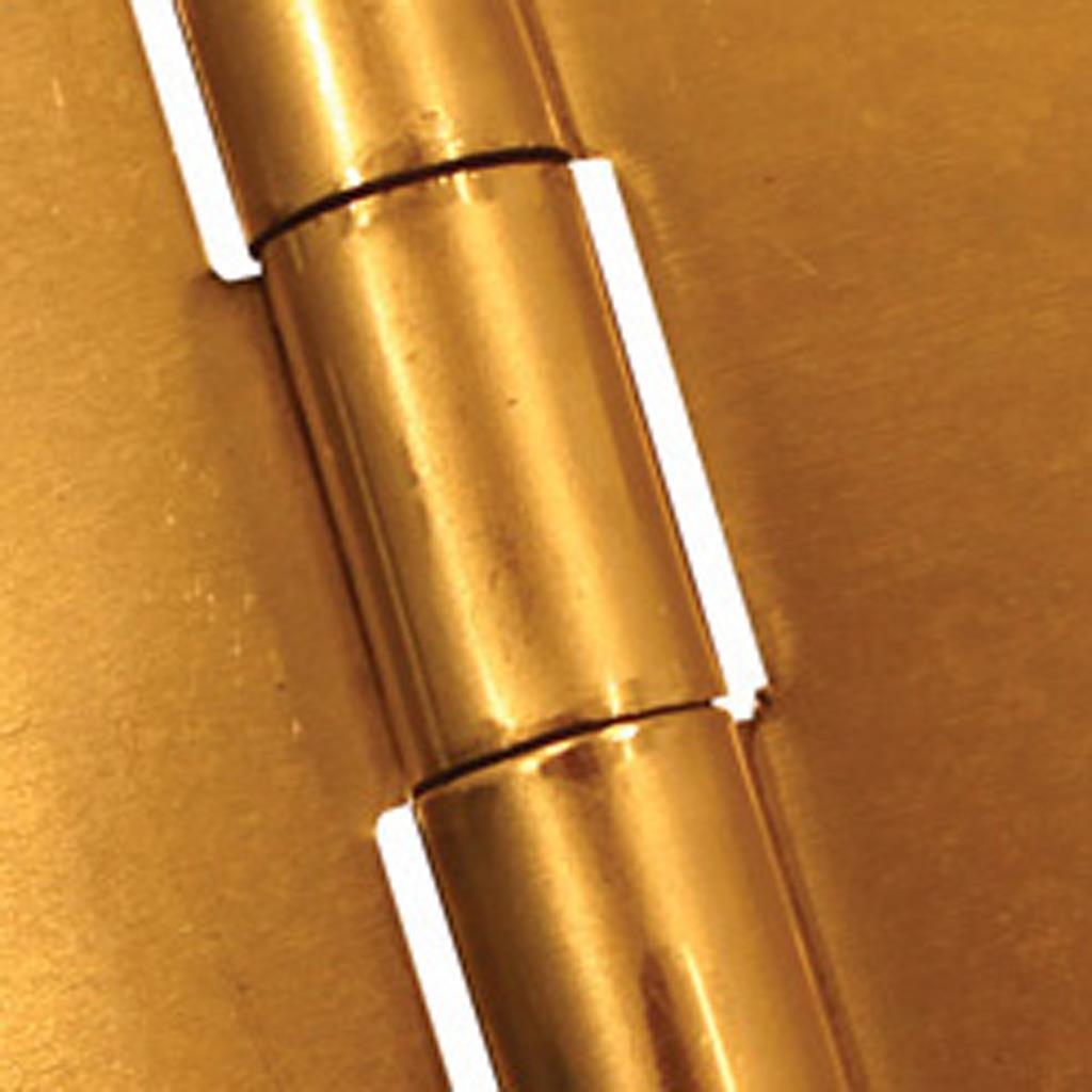 3-1/2" Satin Brass Full-Mortise Residential Door Butt Hinge