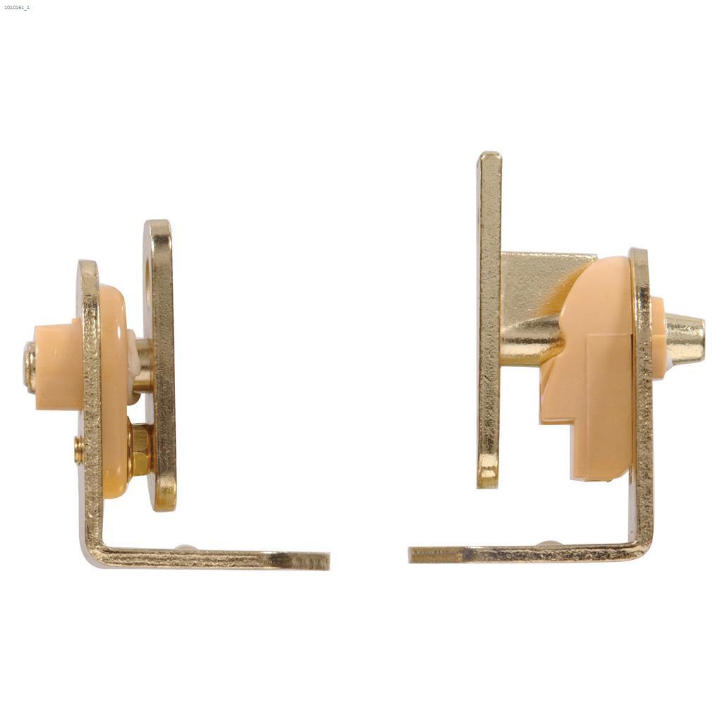 Brass Plated Swing & Stay Café Door Hinge-4/Pack