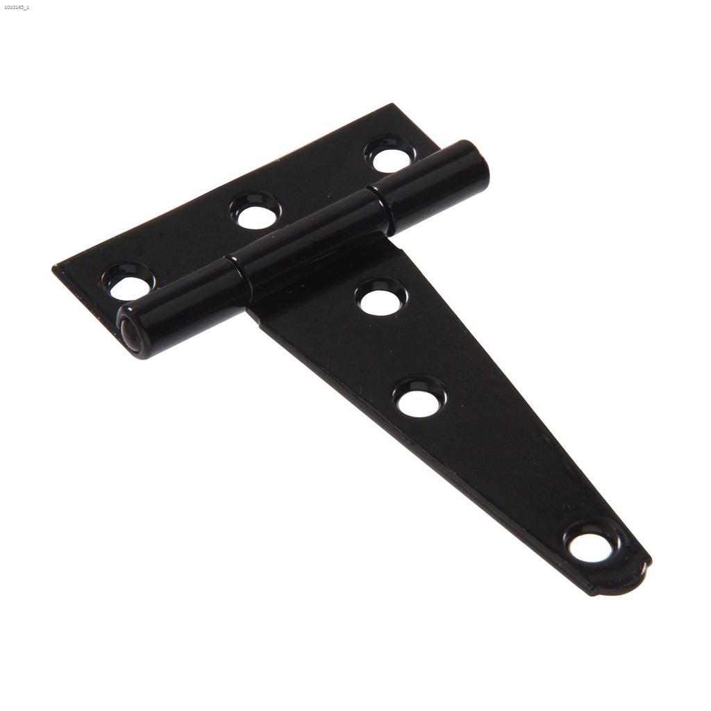 4" Black Light Duty T-Hinge-2/Pack