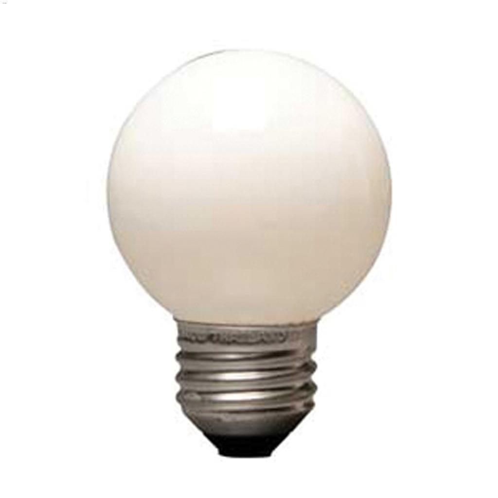 G16.5 40W Medium Base White Incandescent Bulb-2/Pack