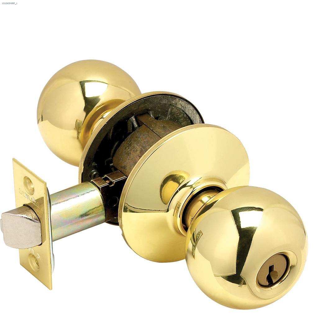 Orbit Entry Knob Bright Brass