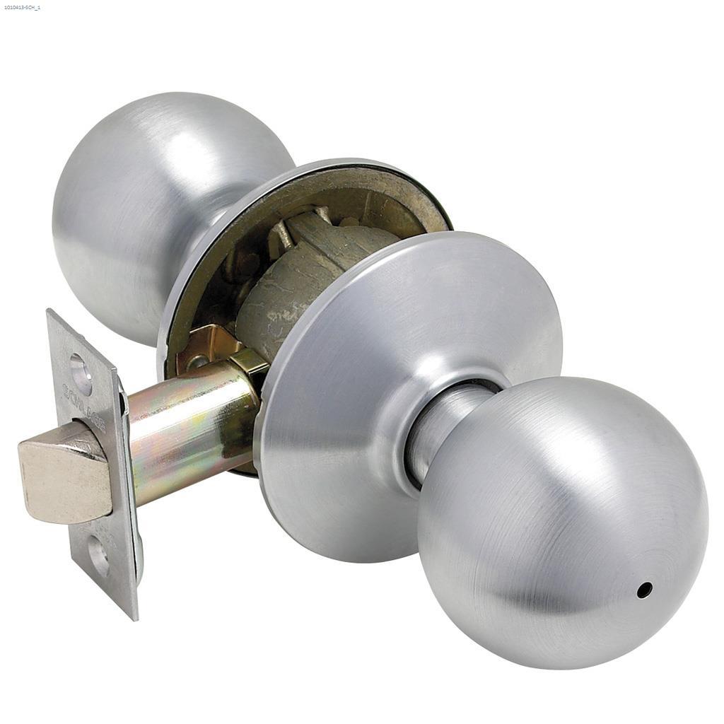 Orbit Privacy Knob Satin Chrome