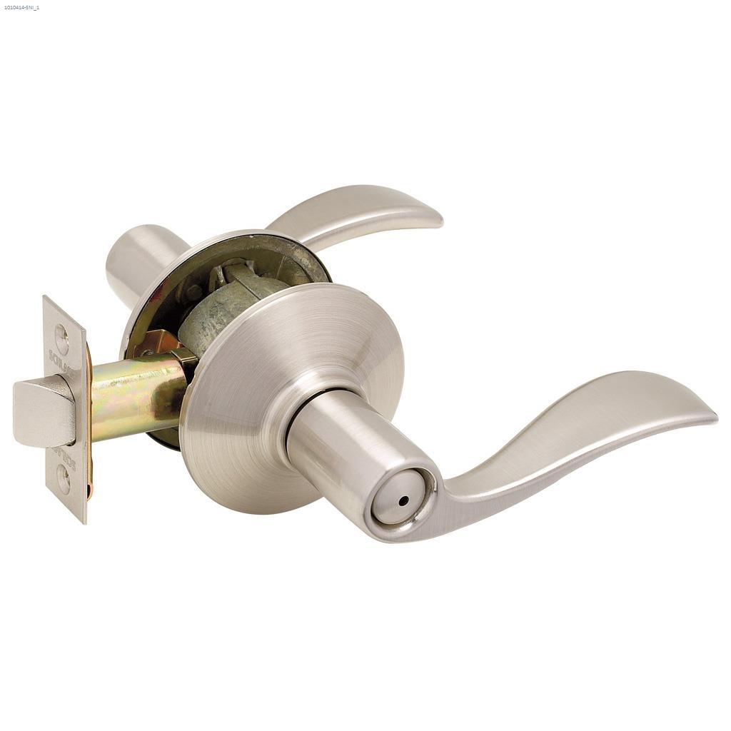 Accent Privacy Lever Satin Nickel
