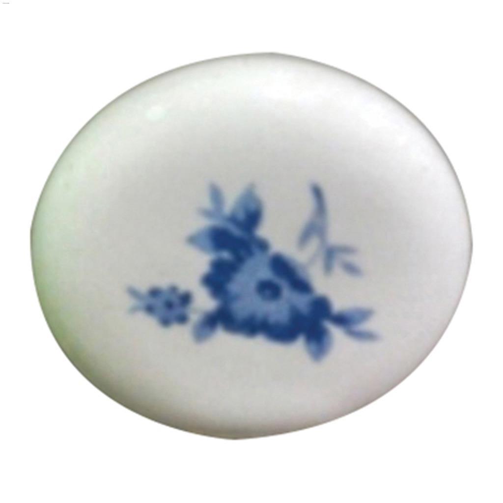White/Blue Door Knob