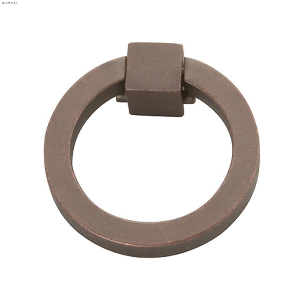 2-1/16" Dark Antique Copper Camarilla Ring Pull