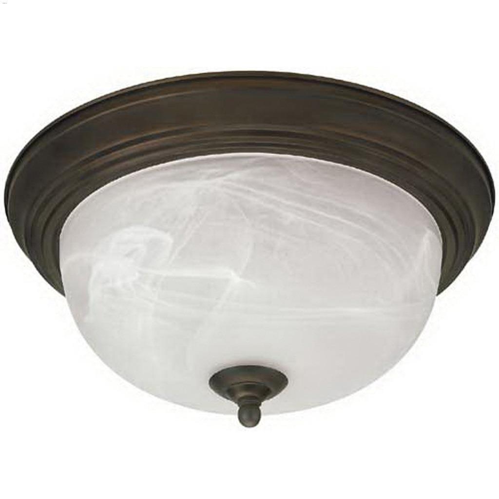 Signature 11" Alabaster Flushmount Light