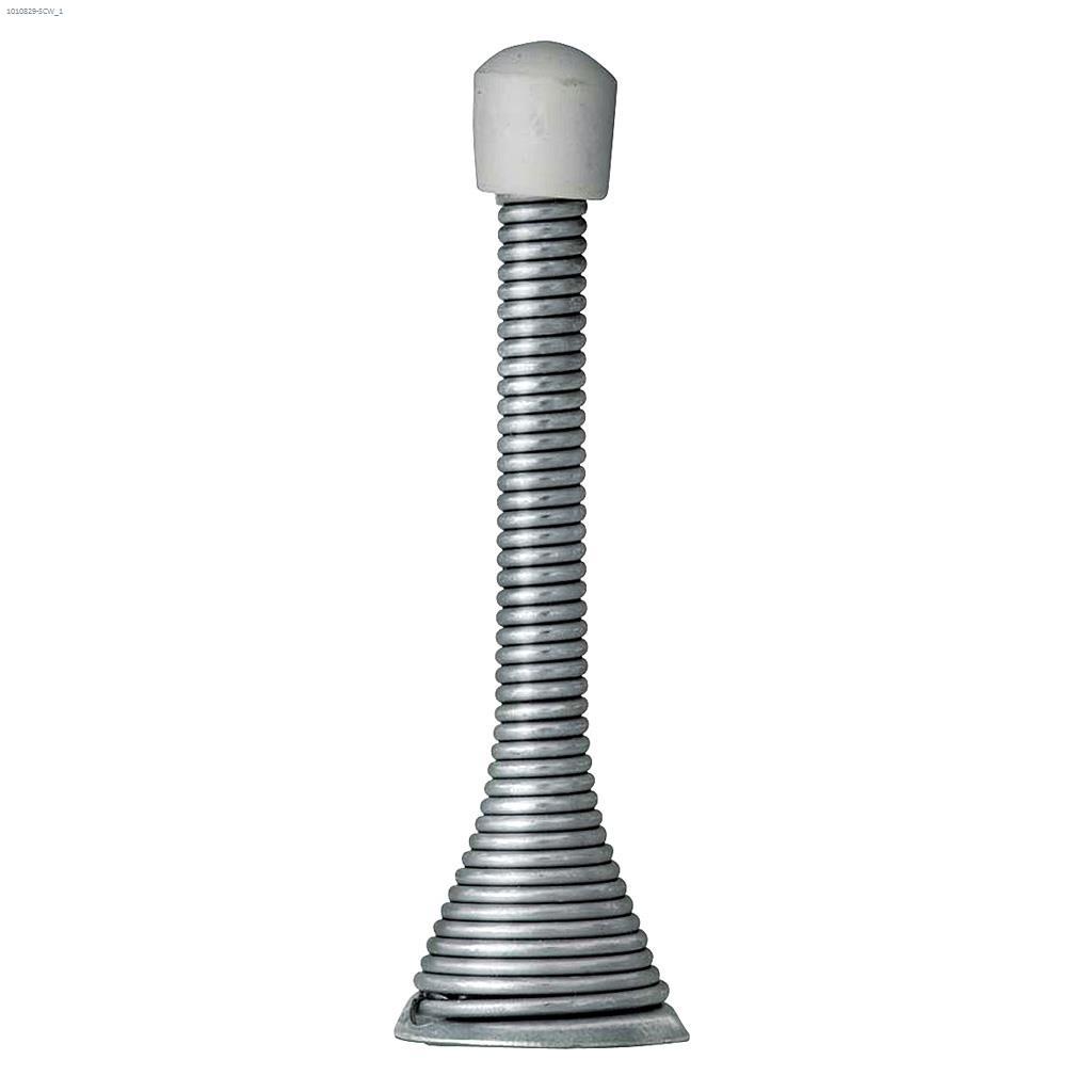 15/16" x 3-1/8" Butoir de porte à ressort en chrome satiné