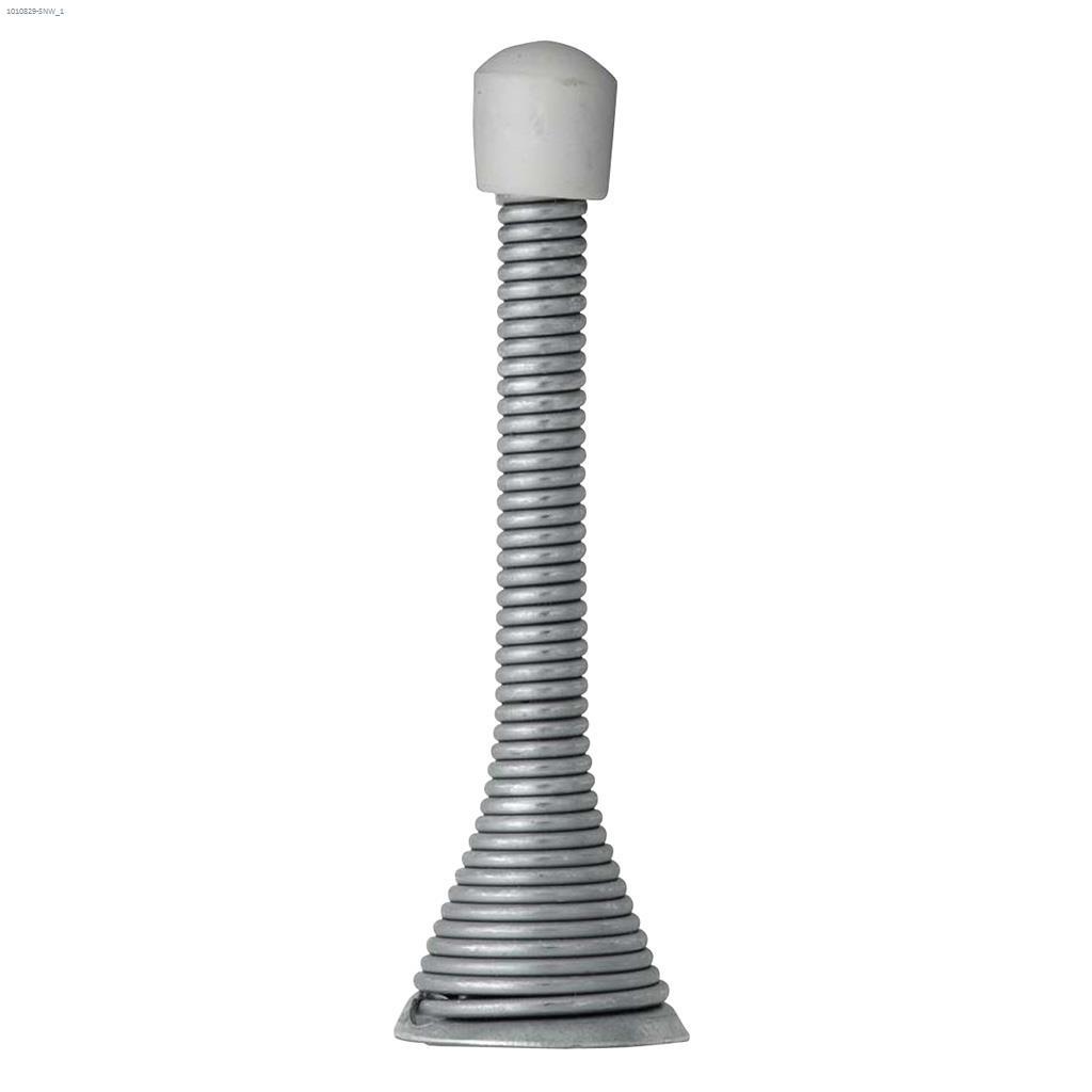 15/16" x 3-1/8" Butoir de porte à ressort en nickel satiné