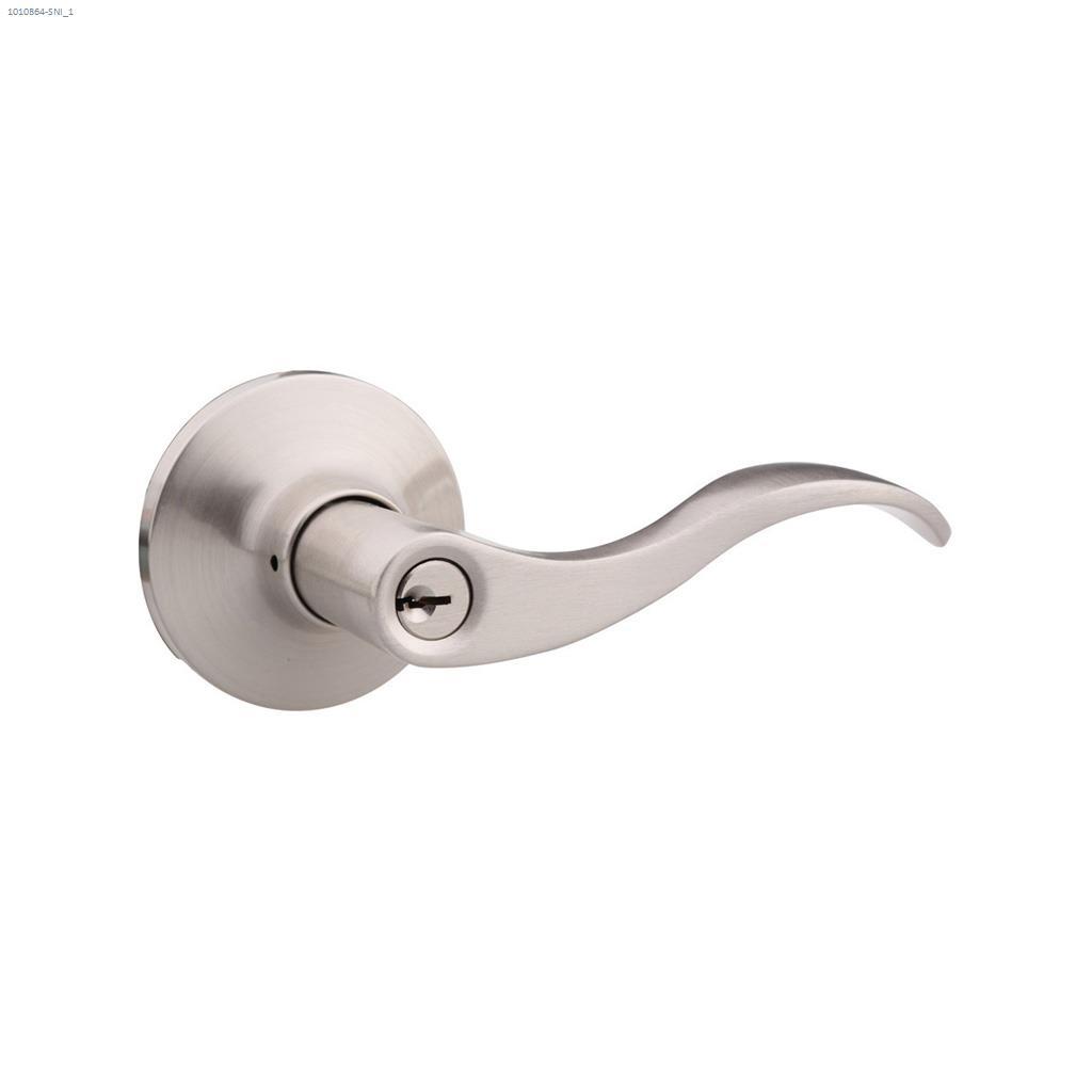 Layton Entry Lever Satin Nickel