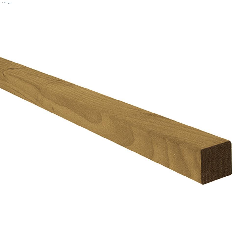 1" x 1" x 4' Bande de clouage traité sous pression