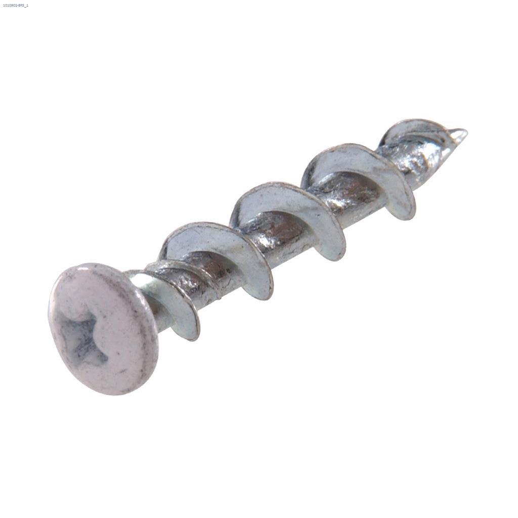 3/16" x 1-1/4" Brass Pan Head Wall Dog Anchor-40/Pack