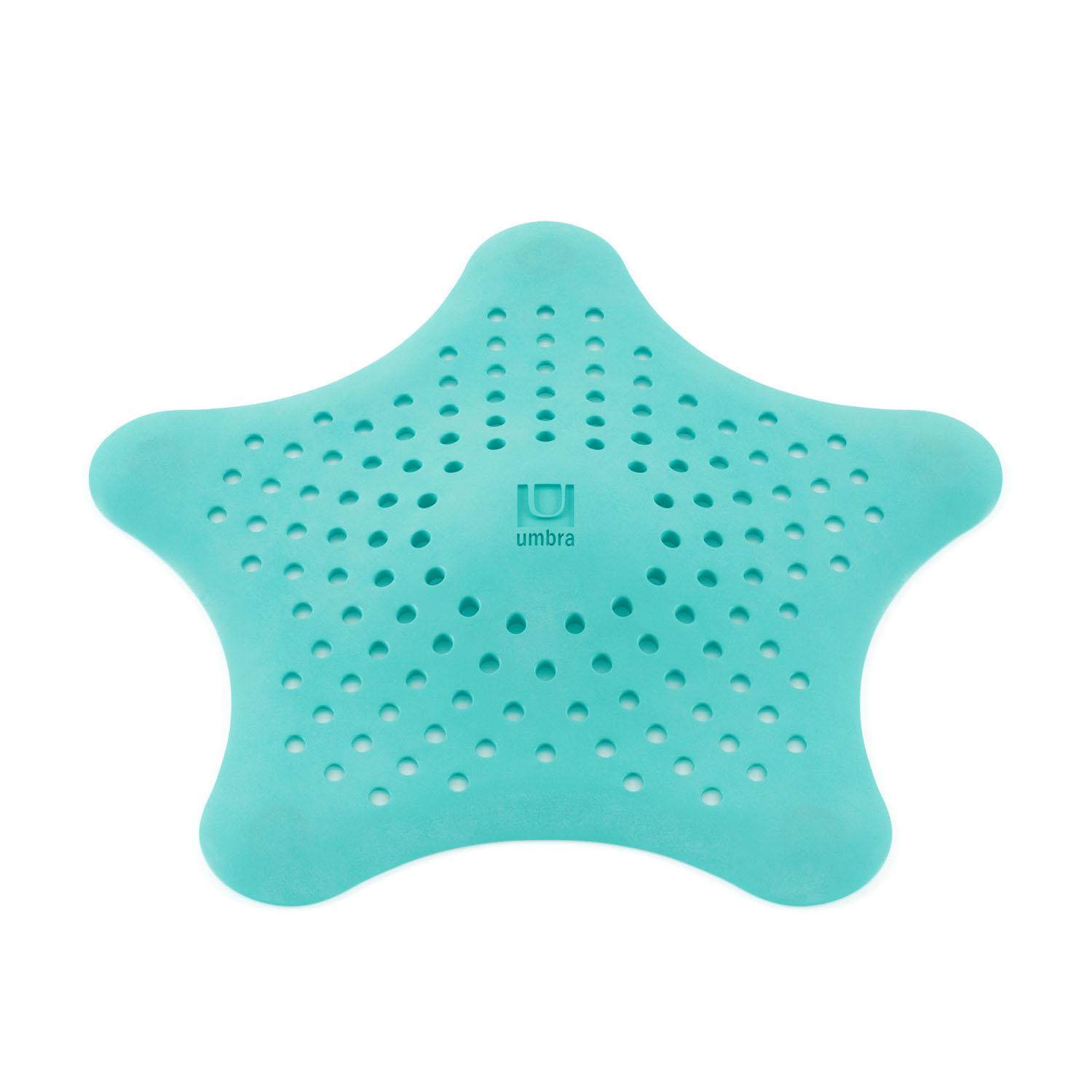 6-1/2" x 6-1/2" x 1/2" Starfish Hair Catcher