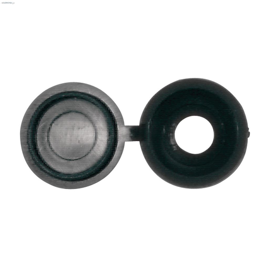 1/4" x 1/4" Nylon Black Screw Cover-2/Pack