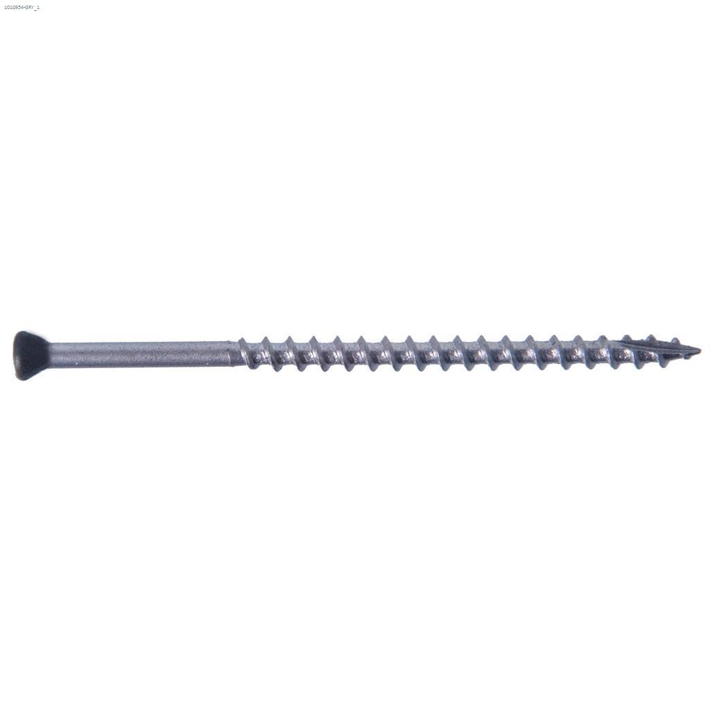 #7 x 3" Grey Trim Screw-25/Pack