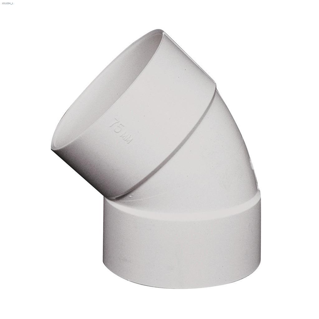 4" Hub PVC 45 Degree Sewer Elbow