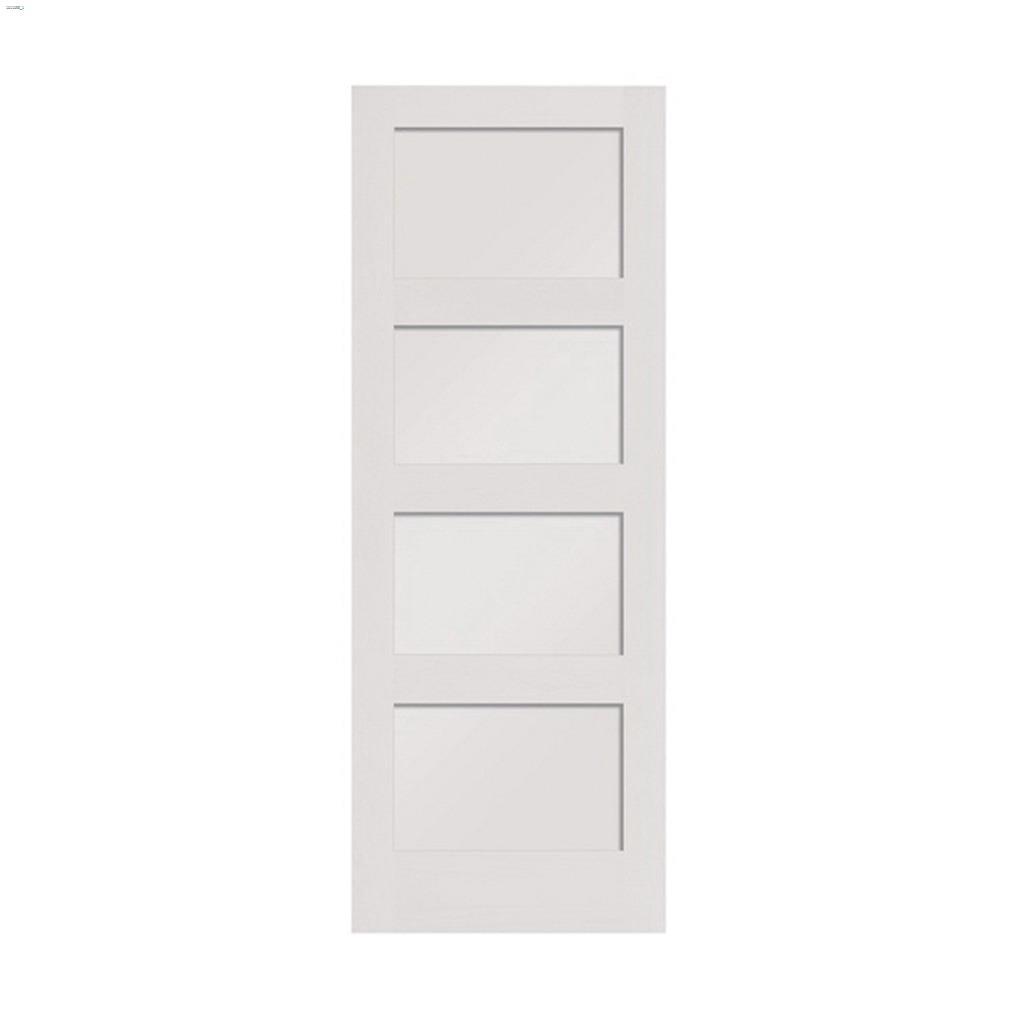 30" x 80" Primed 4-Panel Interior Door