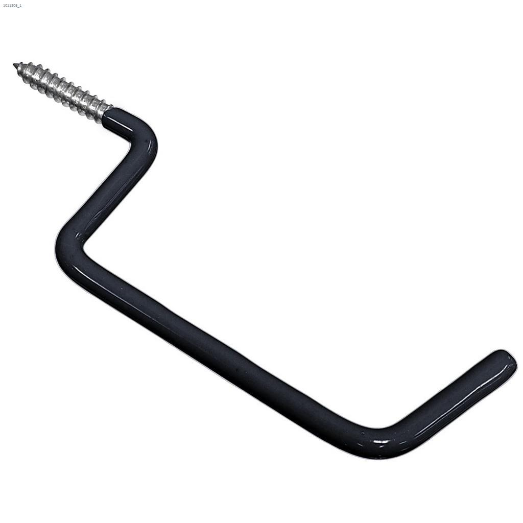 4" Black Vinyl Coated Ladder Hook