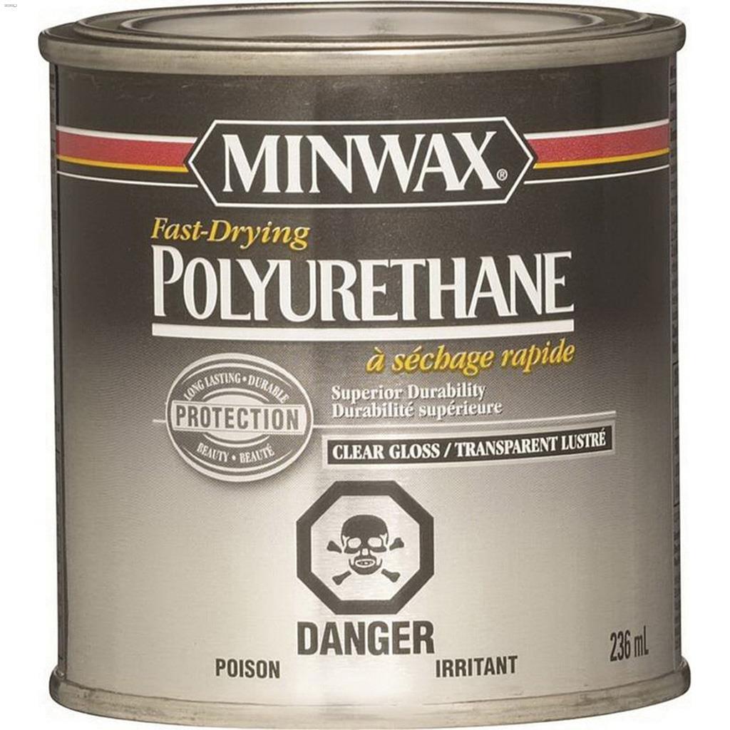 236 mL Gloss Clear Fast Drying Polyurethane Wood Stain