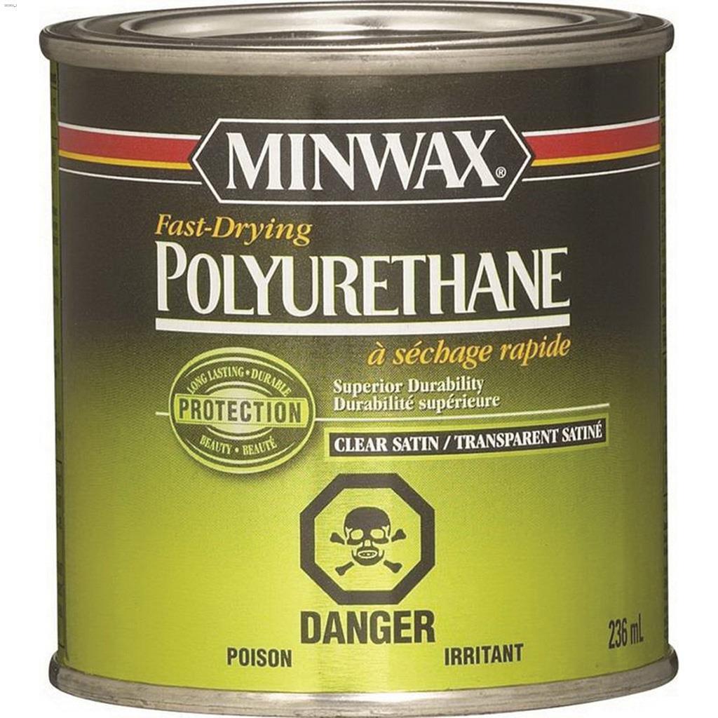 946 mL Satin Clear Fast Drying Polyurethane Wood Stain