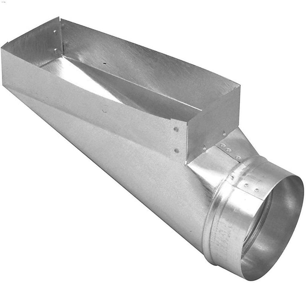 3-1/4" x 10" x 5" Galvanized End Boot 30-Gauge