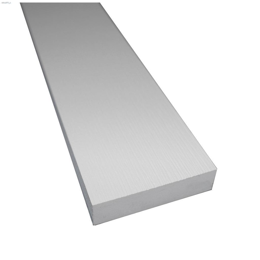 PlyGem 5/4" x 4" x 18' White Trim Board