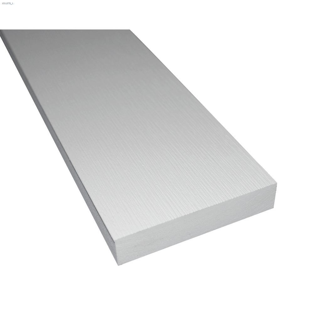 PlyGem 5/4" x 5" x 18' White Trim Board