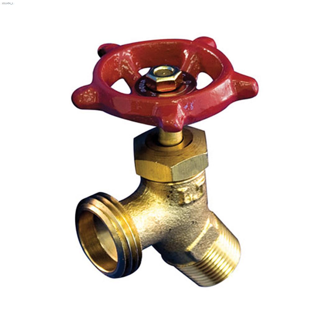 3/4" Male Brass Angled Boiler Drain Valve