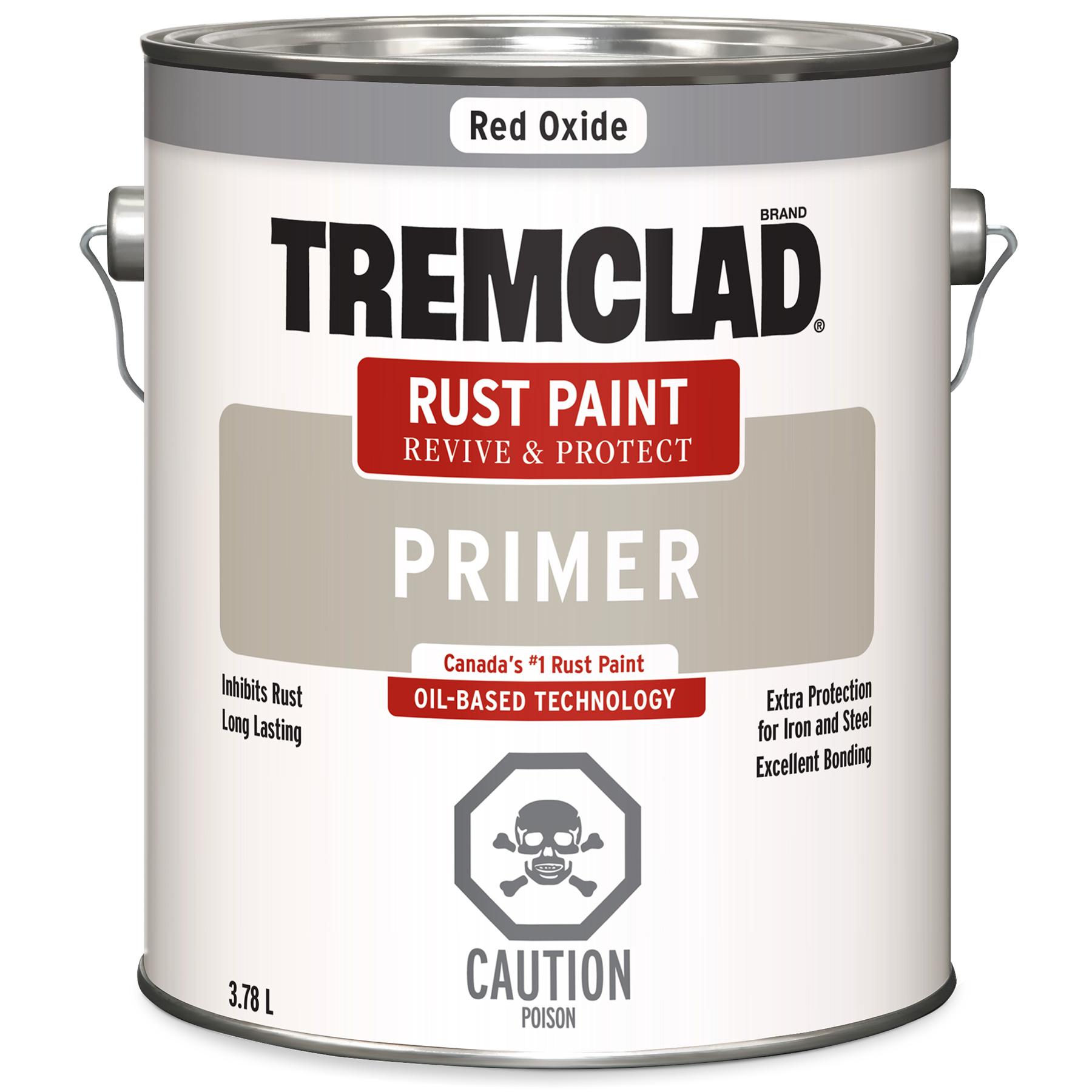 Tremclad Oil-Based Rust Paint Primer-Red Oxide 3.78L