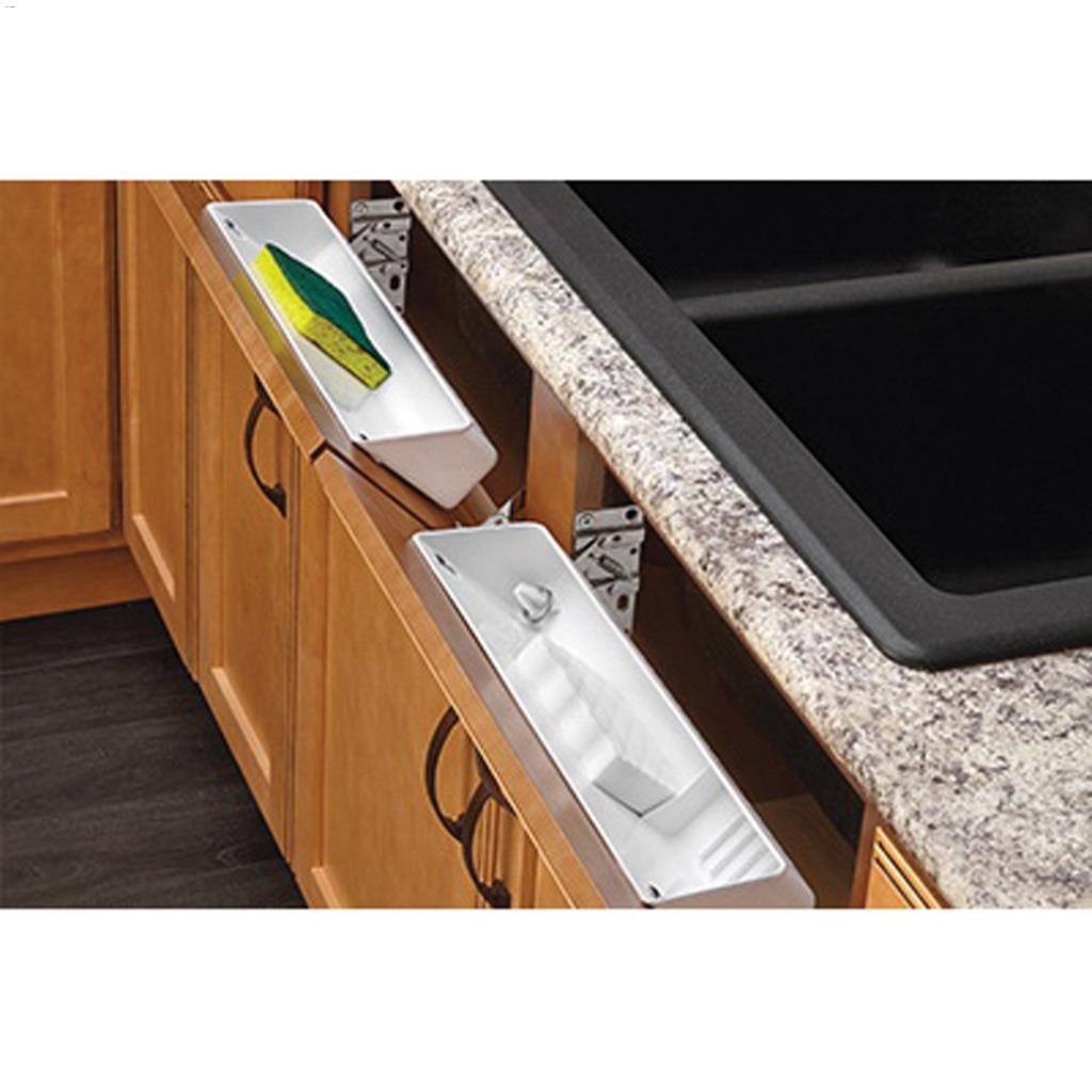 11-1/4" White Polymer Tip-Out Tray Set