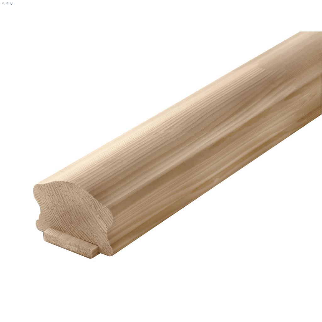 6' x 1-5/8" x 2-1/2" Hemlock Hand Rail With Fillet